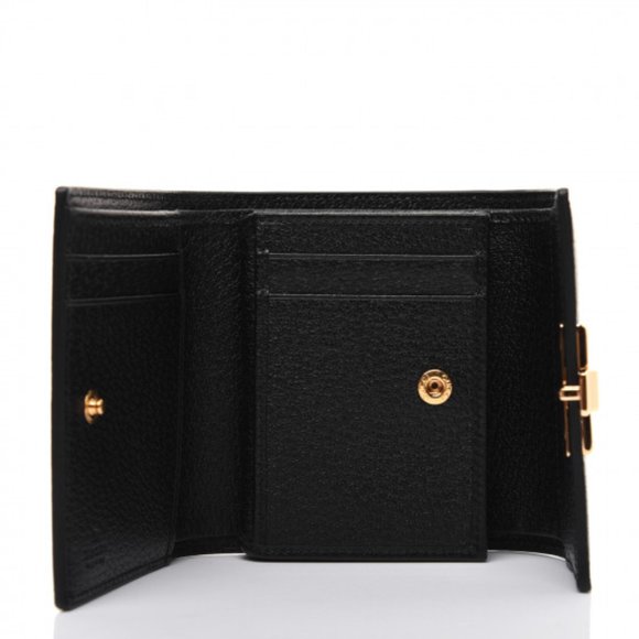 Gucci Bee Star Padlock Wallet in Black NEW IN BOX - Picture 4 of 6